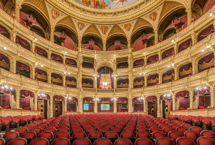 Travel Associates interior of Budapest opera house