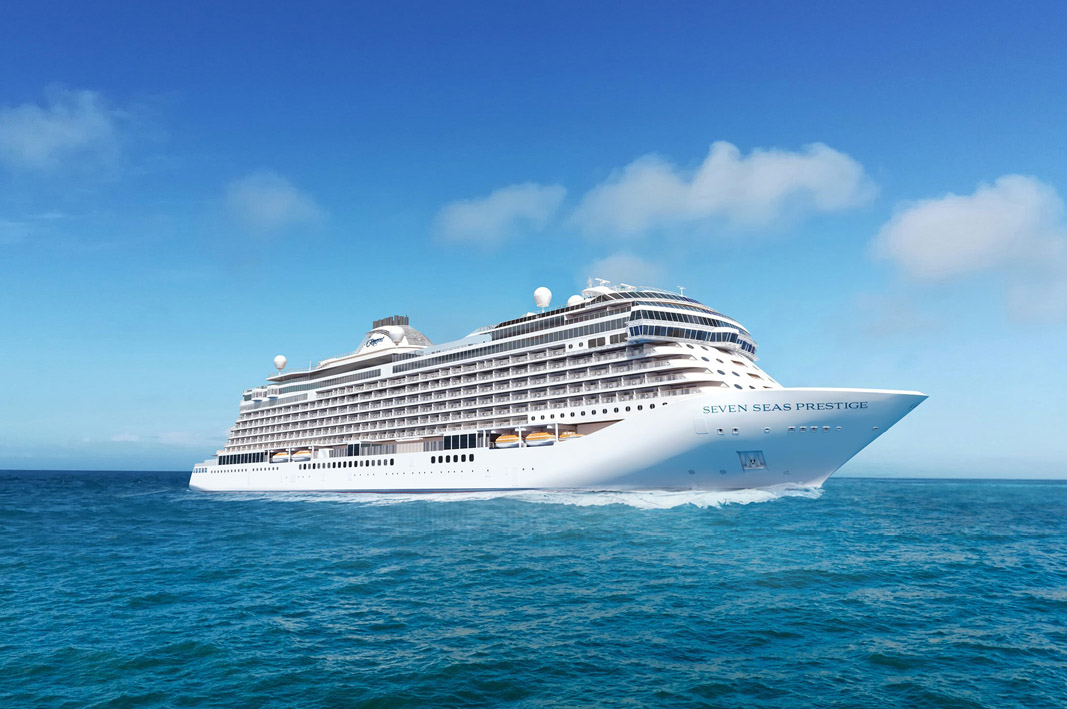 Regent Seven Seas Cruises’ brand new ship, Seven Seas Prestige.