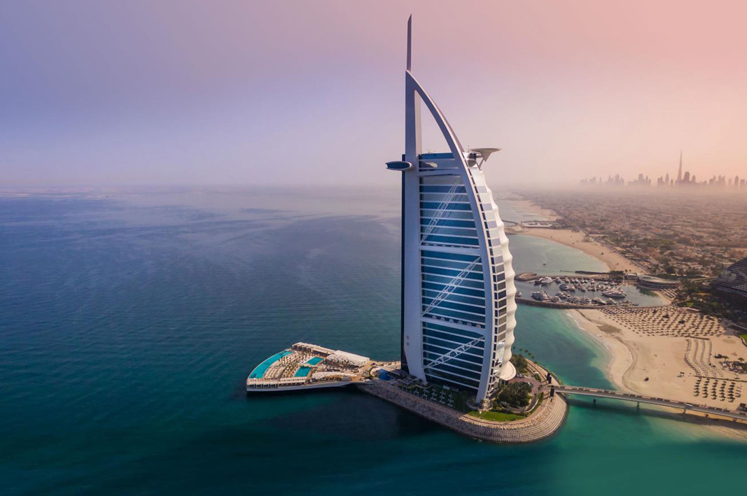 What's more iconic than a helicopter landing to check into Jumeriah Burj Al Arab?