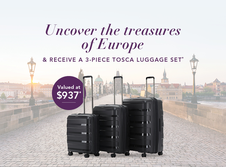 tosca 3 piece luggage set